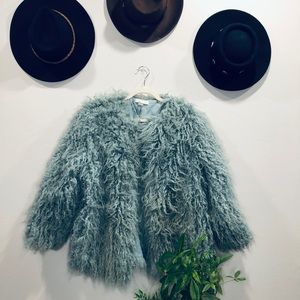Faux fur coat